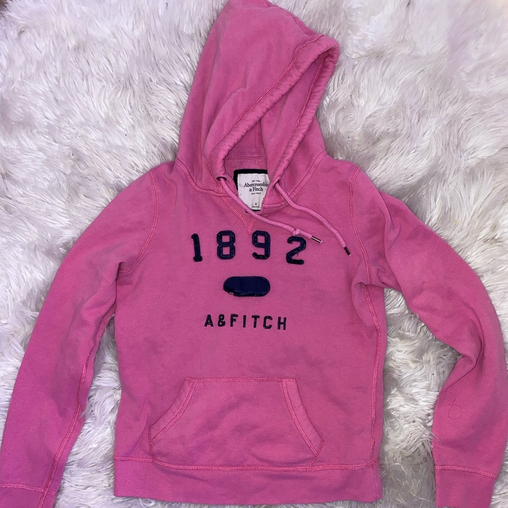 Pink Abercrombie & Fitch Hoodie